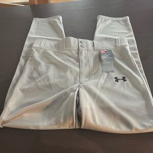 Youth XL Under Armour relaxed fit gray baseball pants